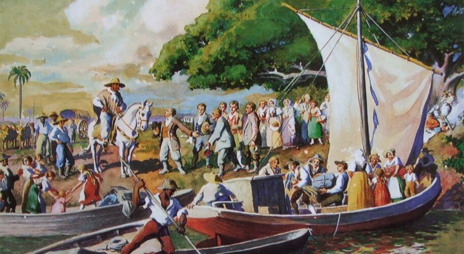imigrantes-colonizadores-barco-rio